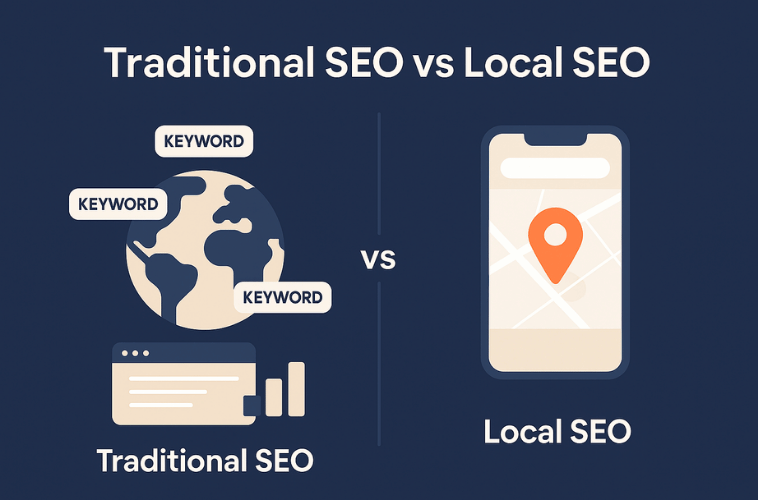 local vs traditional seo